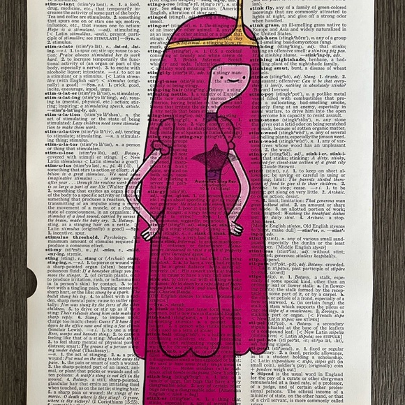 Adventure Time Themed Dictionary Prints - Set of 6 - Picture 4 of 7